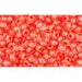 Vente cc964 perles de rocaille Toho 11/0 crystal/ dark coral lined (10g)