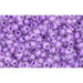 Vente cc935 perles de rocaille Toho 11/0 crystal/ wisteria (10g)