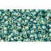 Acheter cc284 perles de rocaille Toho 11/0 aqua/gold lined (10g)